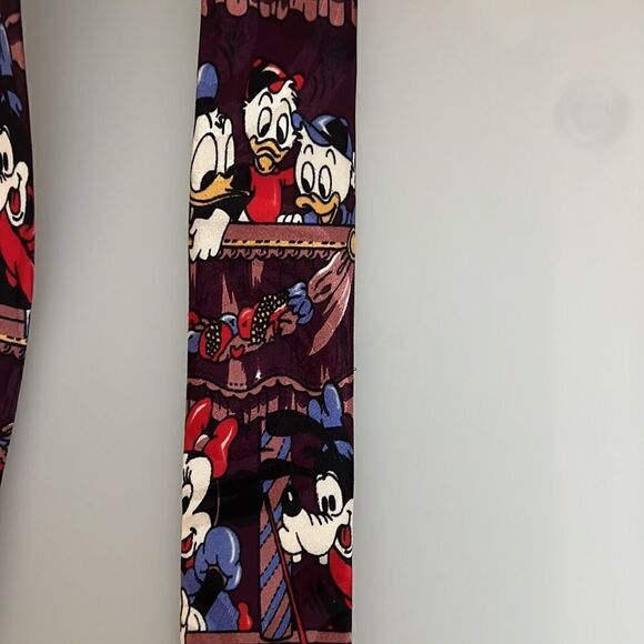 ‎Disney Leeds International 100% Silk Tie Made In Italy - Picture 5 of 9
